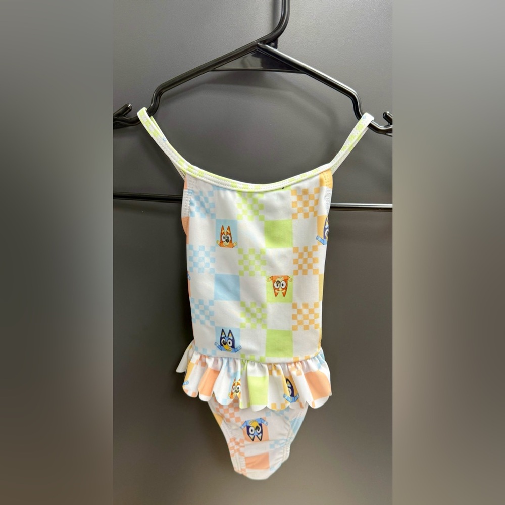 Bluey Baby Girls’ Ruffle Swimsuit
Size: 12 Months